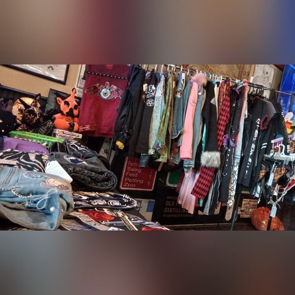 NEW PICS! Custom RAGE Jackets, shorts, skirts & jeans- live festival selling! - Picture 8 of 16